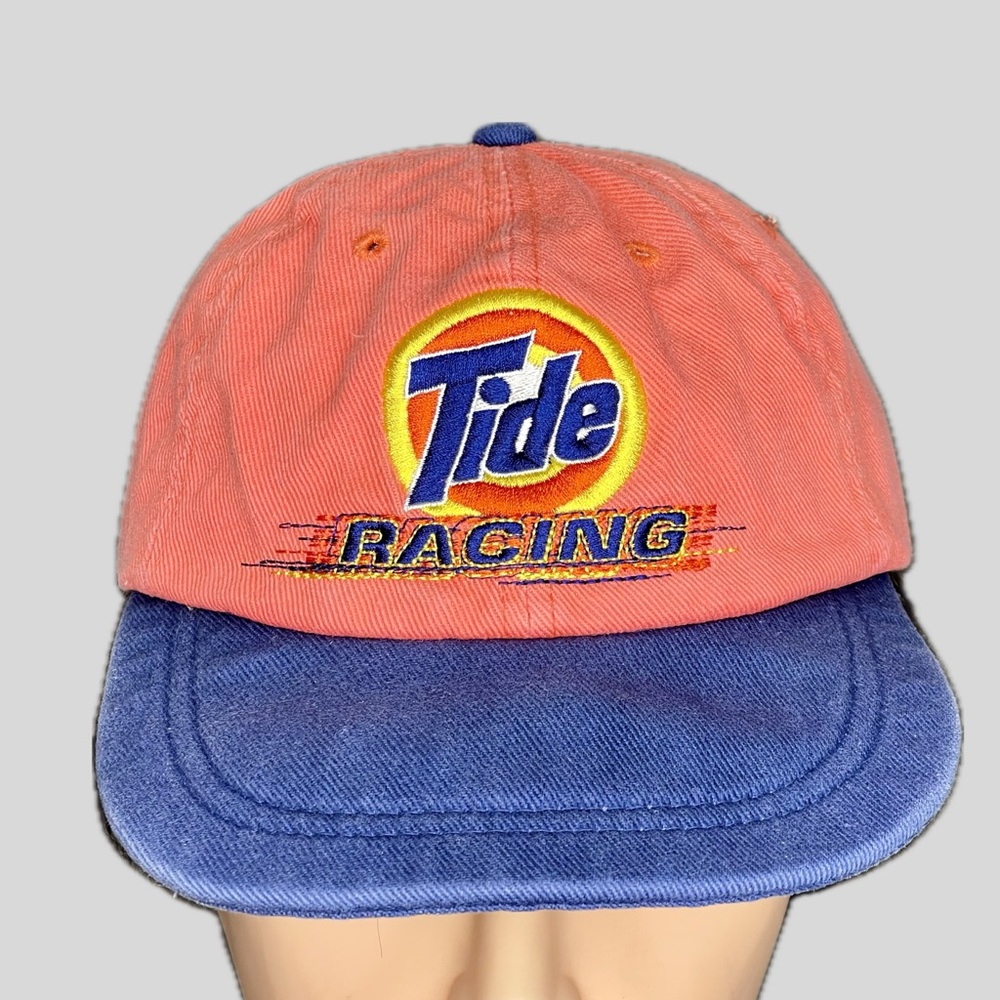 Vintage 90’s Tide Racing Downy Strap Back Soft Bill Baseball Cap